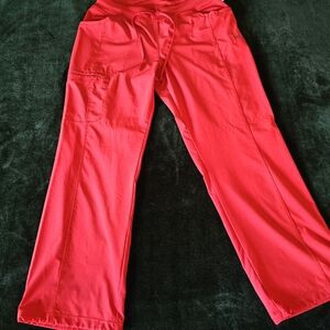 Cherokee Infinity Red Scrub Pants